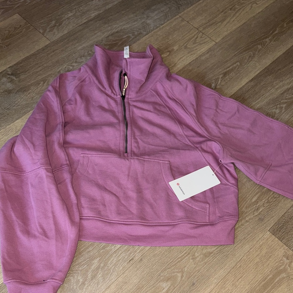 Lululemon Athletica Mauve Half-Zip Pullover